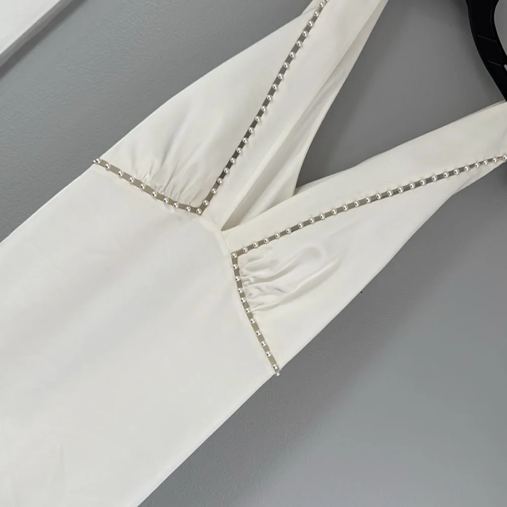 Sachin & Babi size 14 Astor pearl-embellished gown - Picture 9 of 14